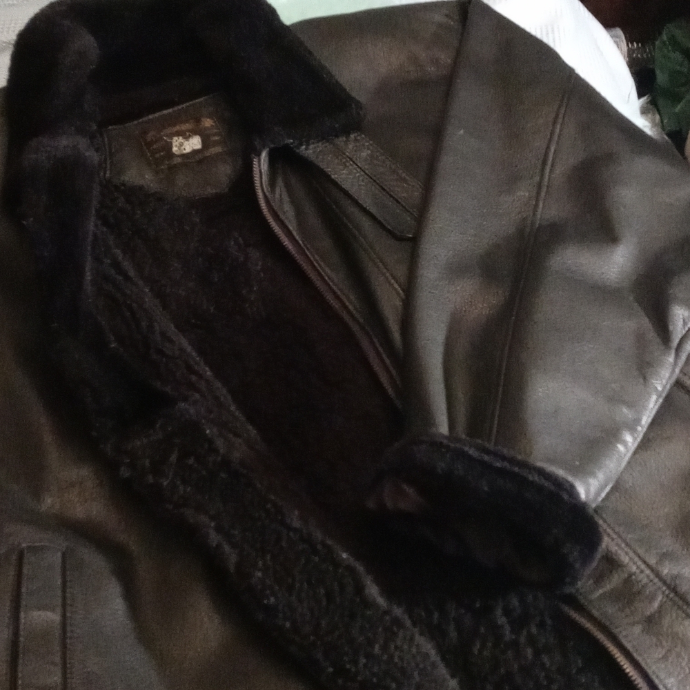 Black leather jacket Luxury  black jacket - Picture 6 of 6